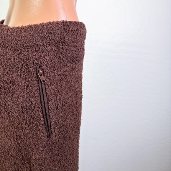 Skims Pull On Fleece Sherpa Teddy Jogger Pants Brown Cozy Loungewear 4X/5X NWT - Picture 5 of 13